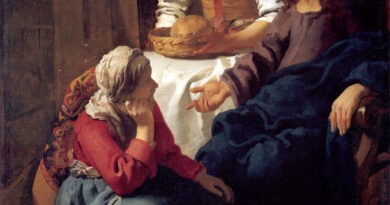 Jan Vermeer, Cristo in casa di Marta e Maria